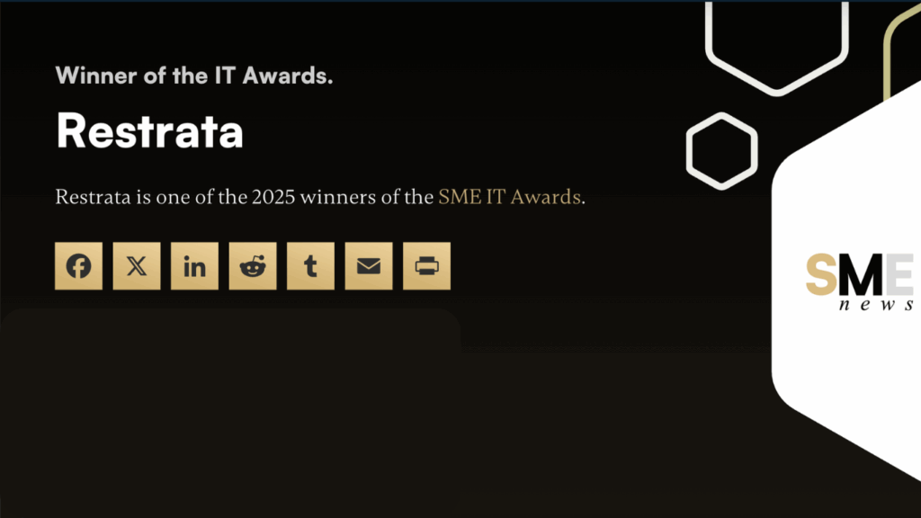 Restrata win IT award
