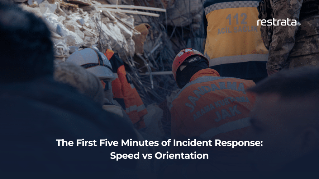 The First Five Minutes of Incident Response: Speed vs Orientation