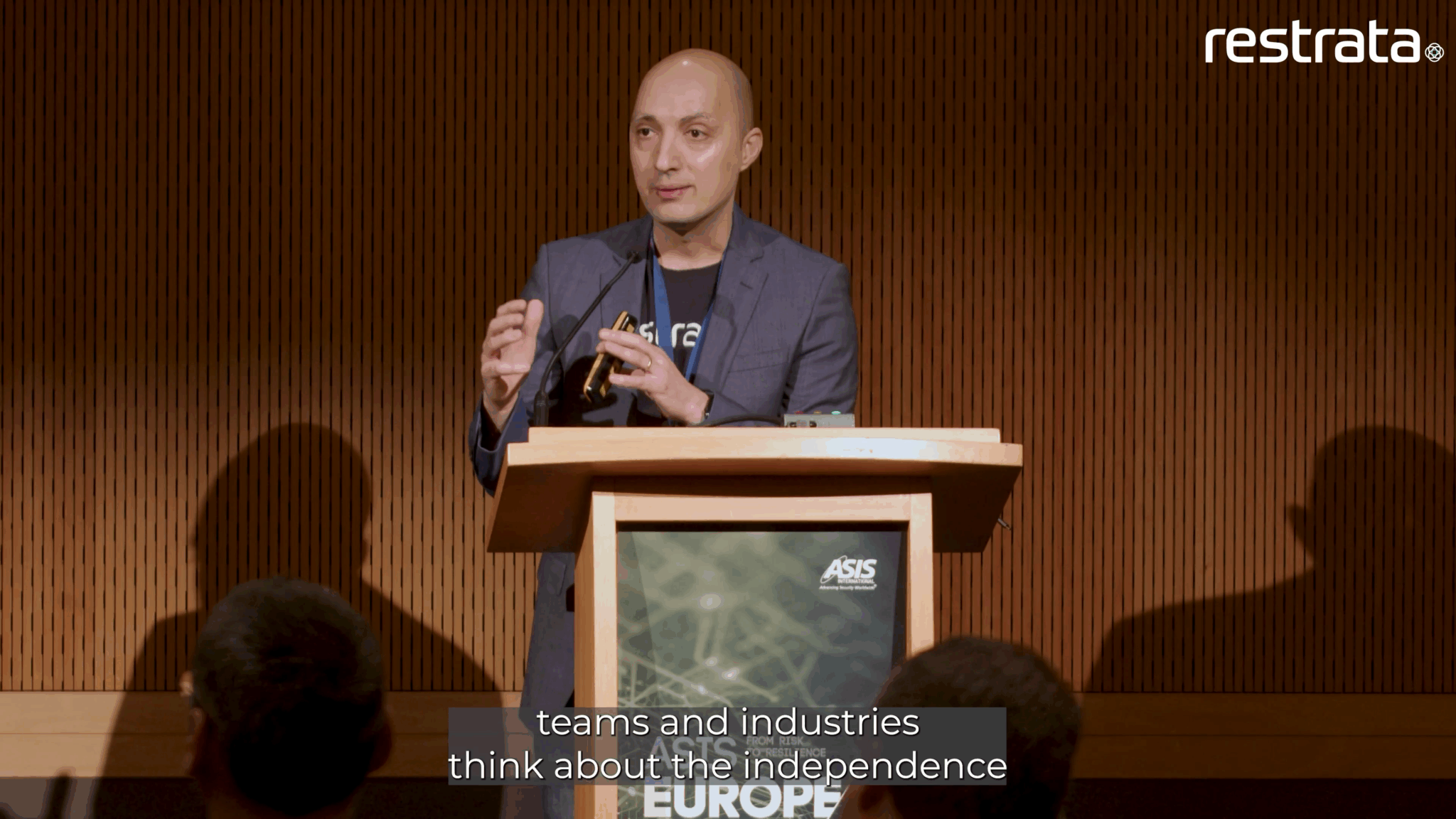 botan speaks at asis europe