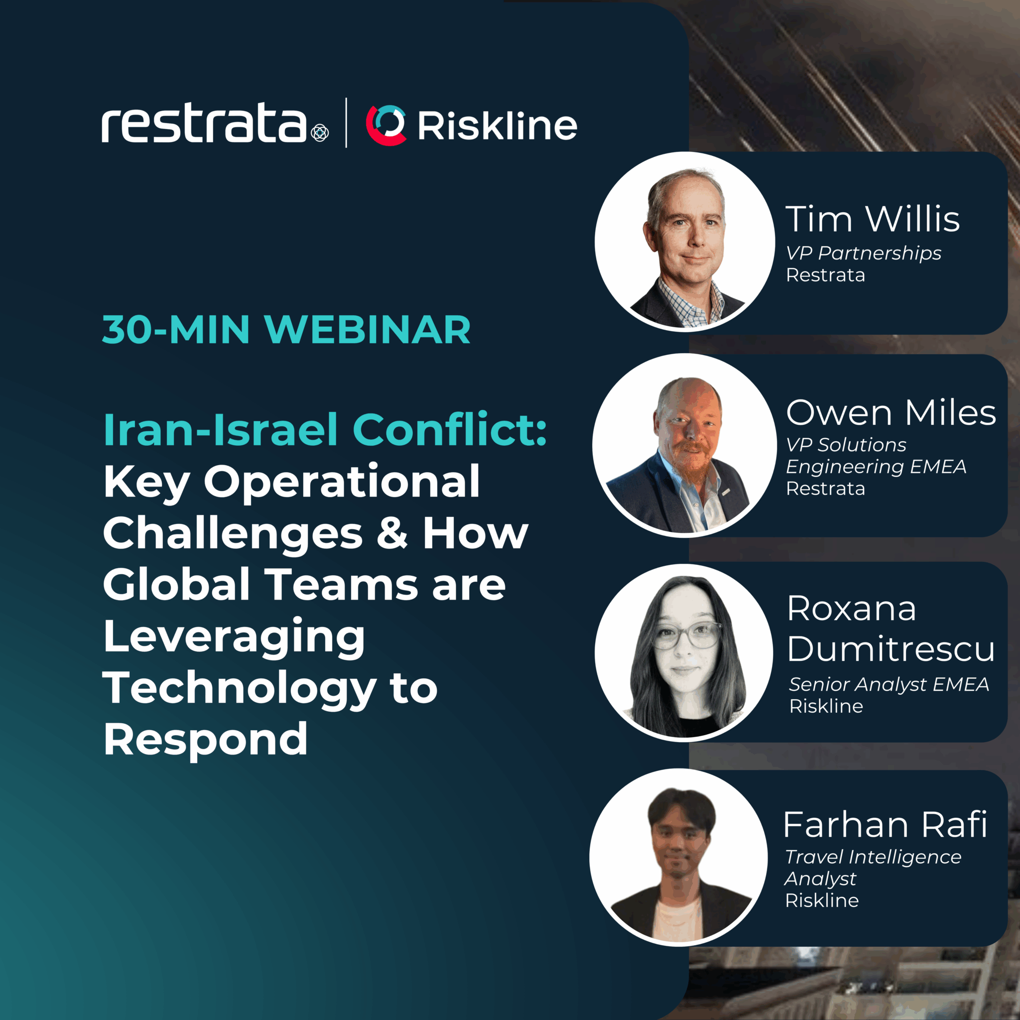 Riskline webinar Iran-Israel Webinar