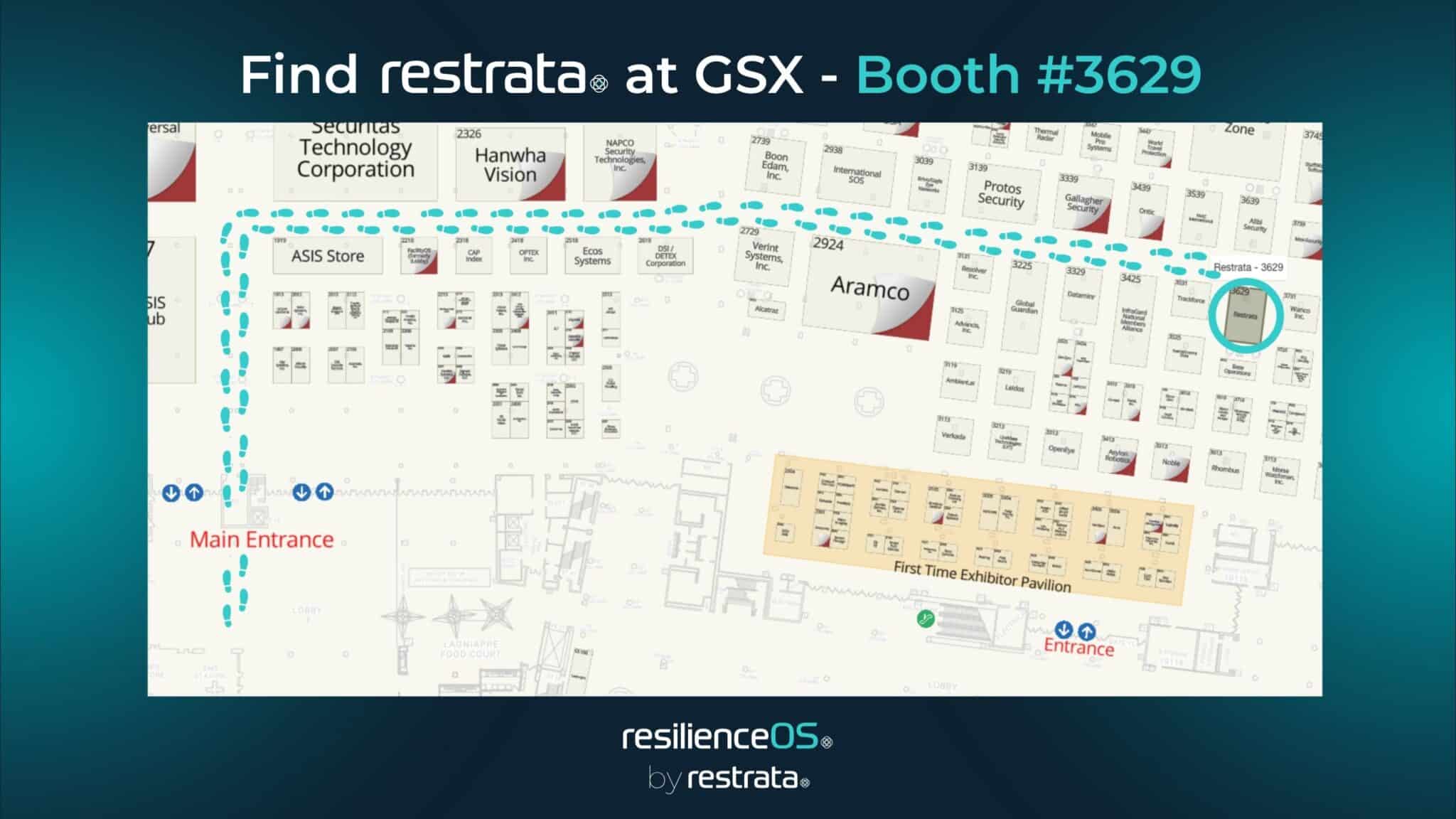 Visit Restrata Booth #3629 at GSX