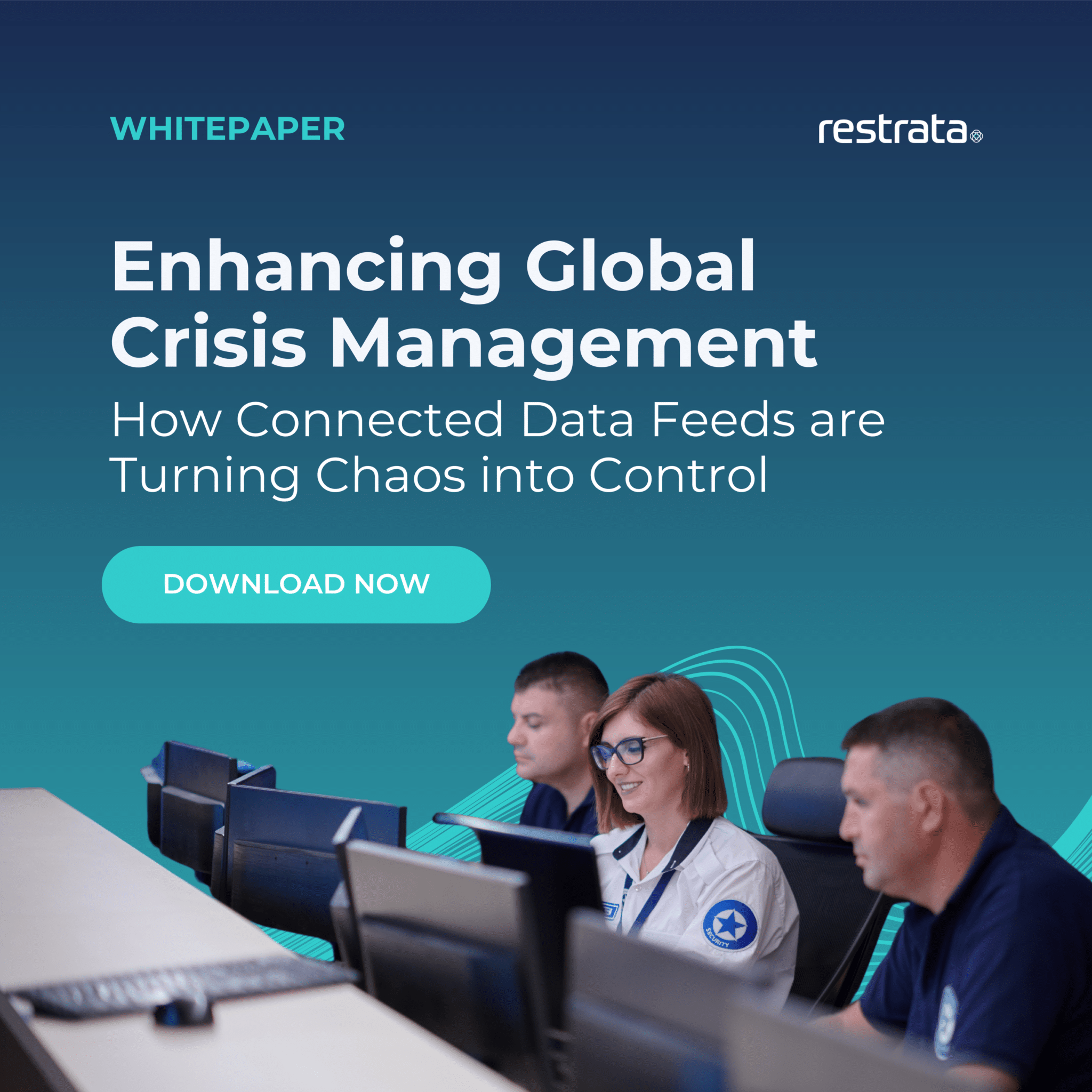 Whitepaper cover (LinkedIn Post) enhancing global crisis management