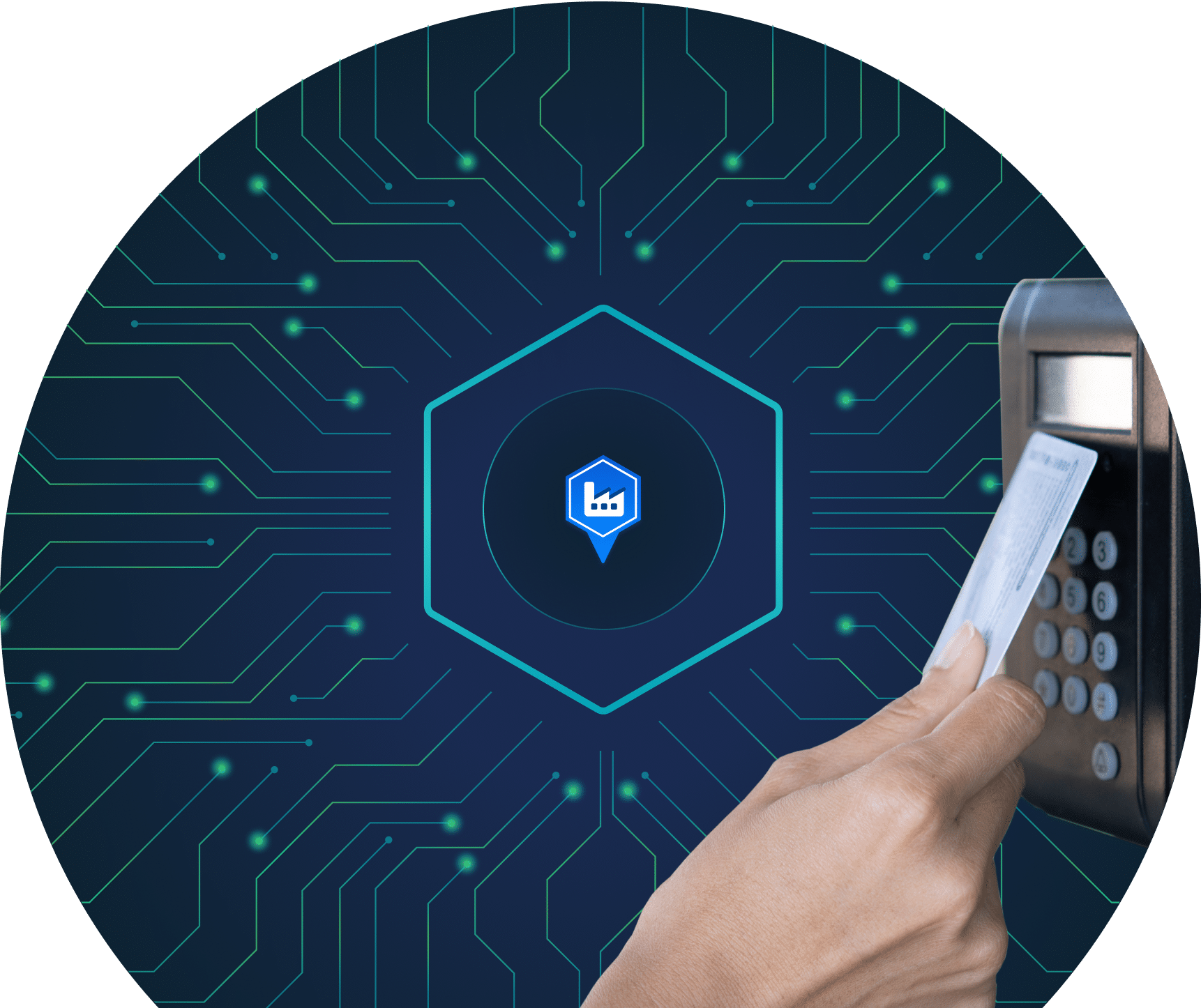 An image of a physical access control system, tracked by Restrata's Connected Resilience platform